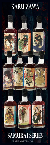 Karuizawa  Samurai  Series (10 Bottles Set) Whisky Set with Table